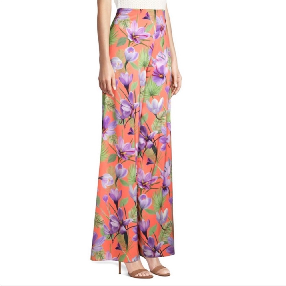 Alice and Olivia Athena Floral Wide-Leg Pants - Picture 6 of 14